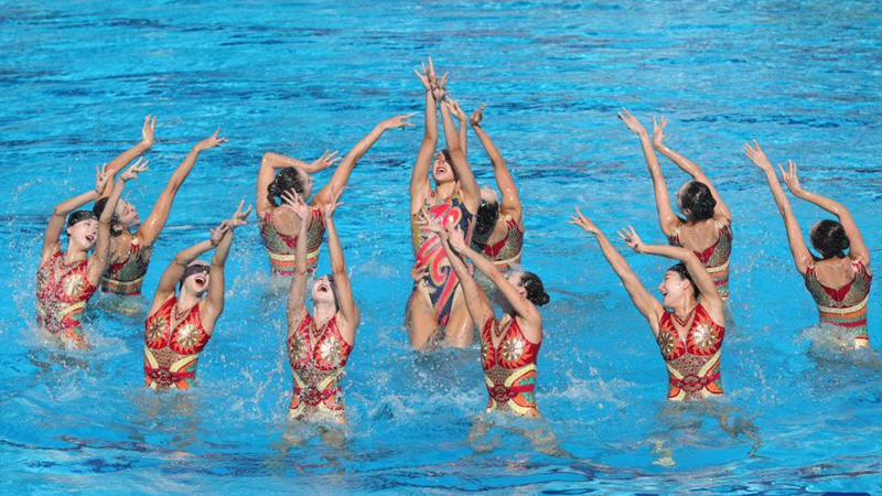 Highlights of gala show event of 19th FINA World Championships