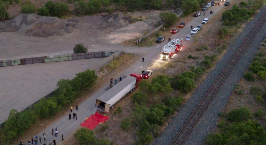 Death toll of migrants found inside 18-wheeler in U.S. Texas rises to 50