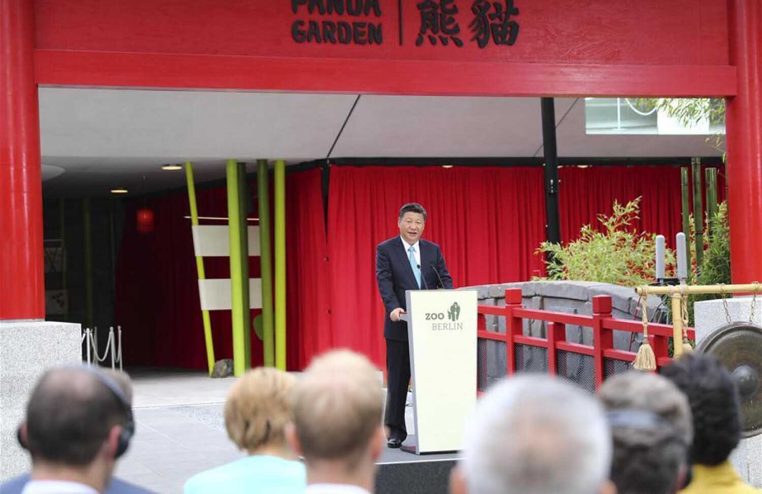 Relive moments: Xi, Merkel open Panda Garden at Berlin Zoo