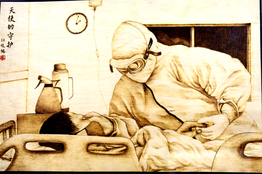 Central China’s Nanyang carries forward intangible heritage of pyrography