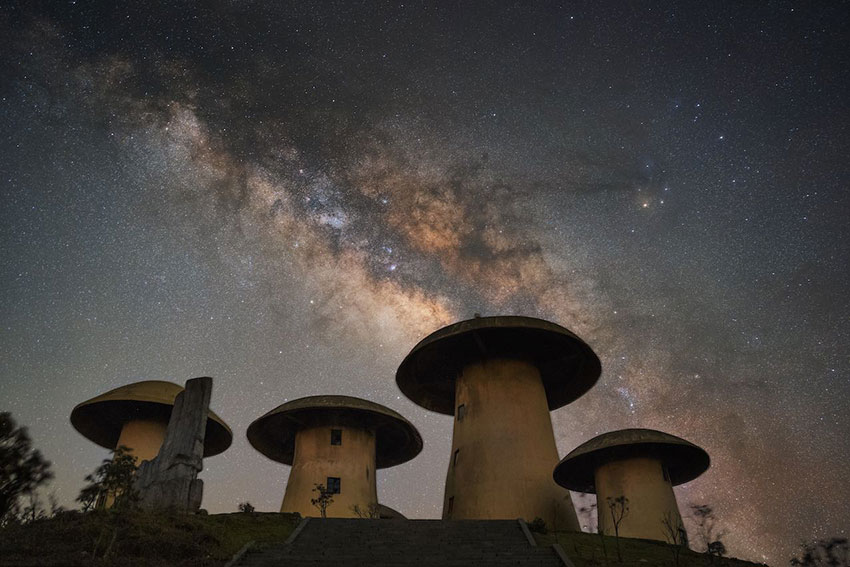 Breathtaking starlit skies in four seasons in SW China’s Yunnan