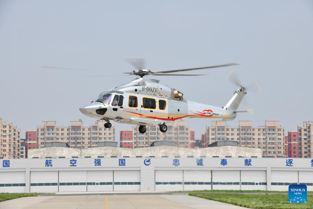China certifies homegrown medium-sized helicopter model