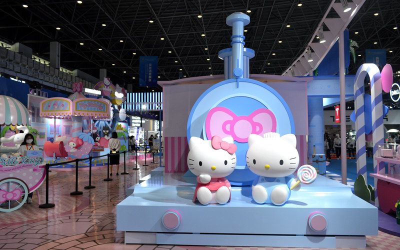 Sanya Hello Kitty Resort shines at 2nd China International Consumer Products Expo