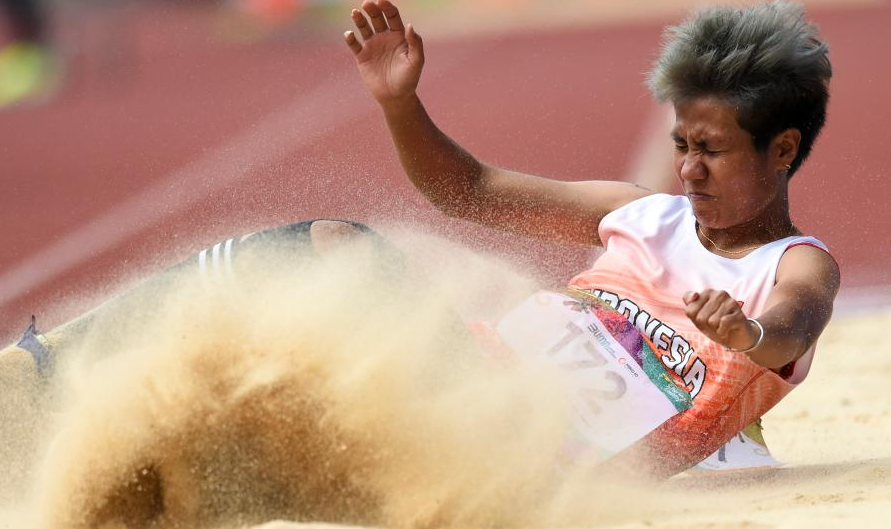 Highlights of women's long jump F20 final at 2022 ASEAN Para Games