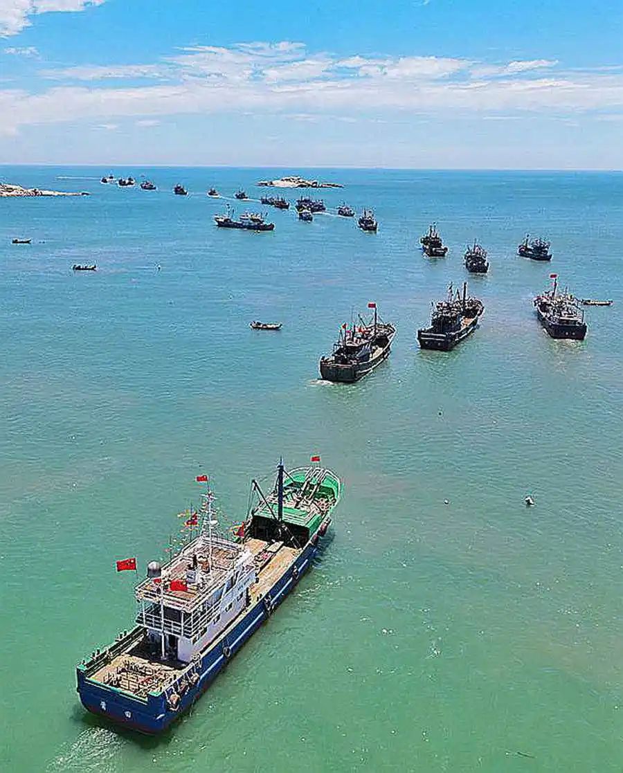 Fishing boats set sail as seasonal fishing ban lifted in SE China’s Fujian