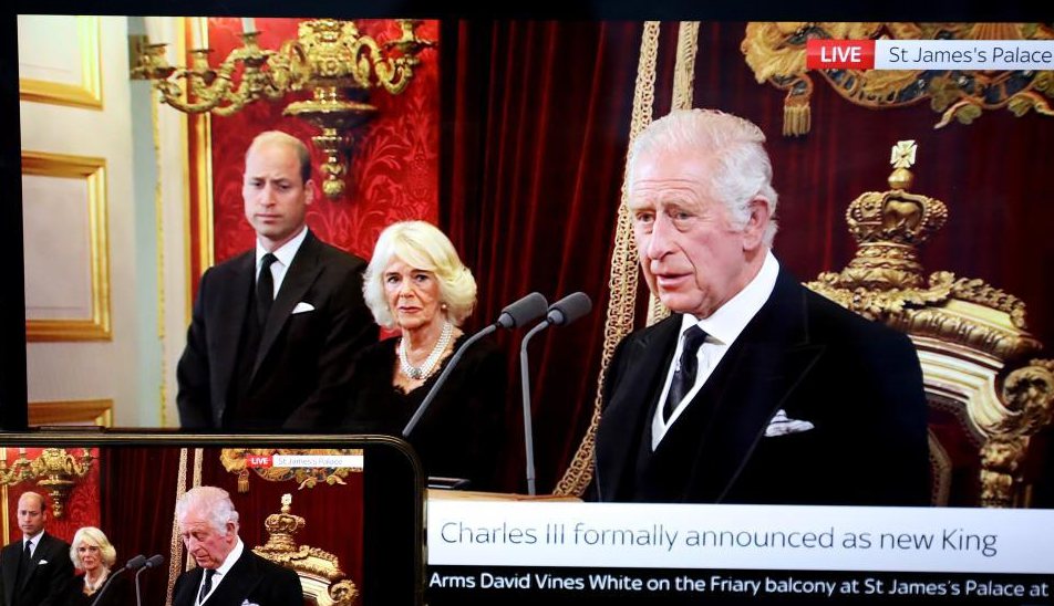 King Charles III formally proclaimed Britain's new monarch