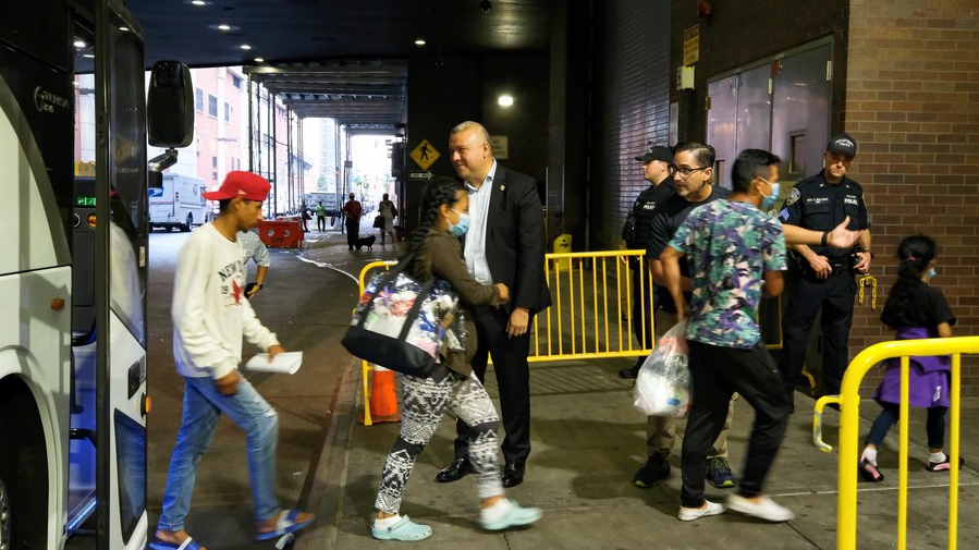 Political discord explodes over migrants transported from border states to U.S. cities