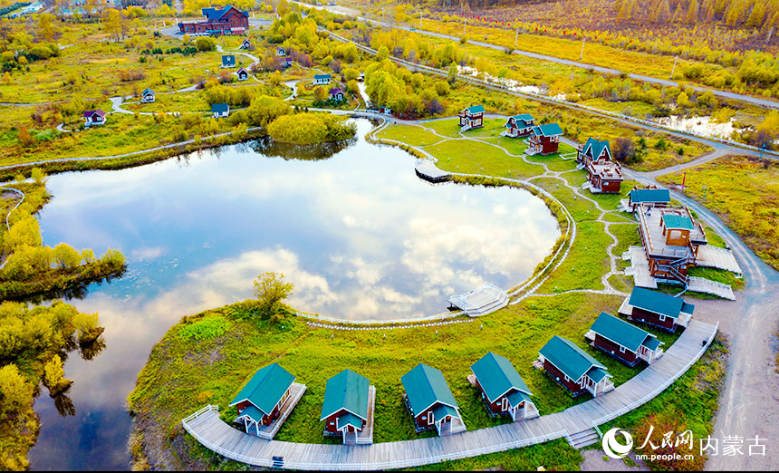 Picturesque autumn scenery in Inner Mongolia