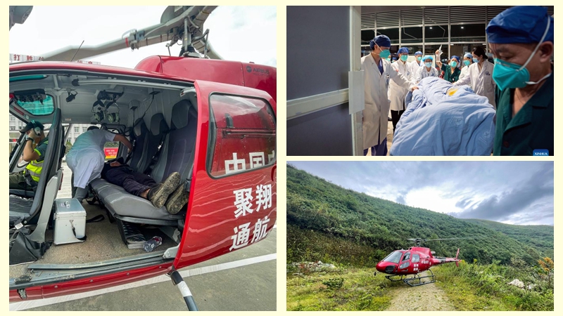 Sichuan quake -- Man trapped in mountains found after 17 days