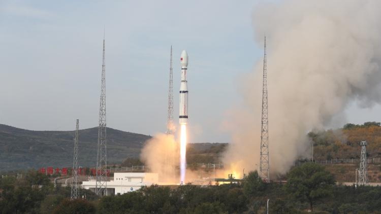 China launches three new satellites into space