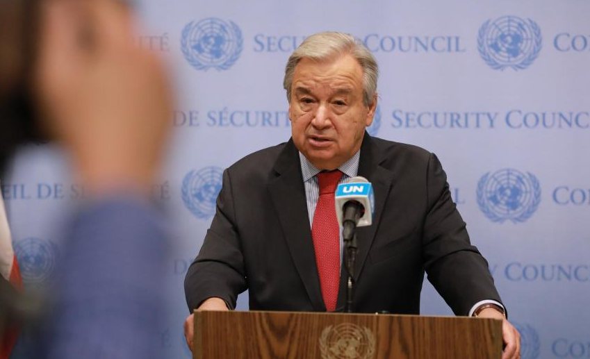 UN chief urges all countries headed to COP27 to prioritize climate action