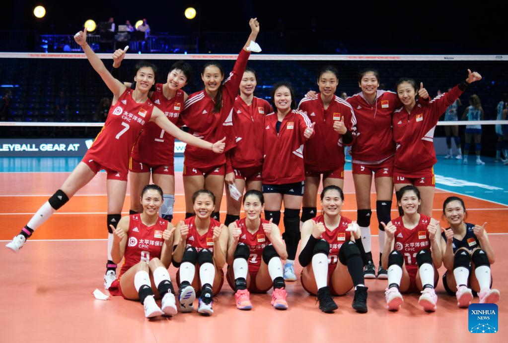 China beats Puerto Rico in straight sets at women's volleyball worlds