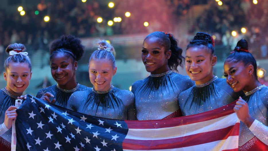 USA wins sixth consecutive women's team title at Artistic Gymnastics Worlds