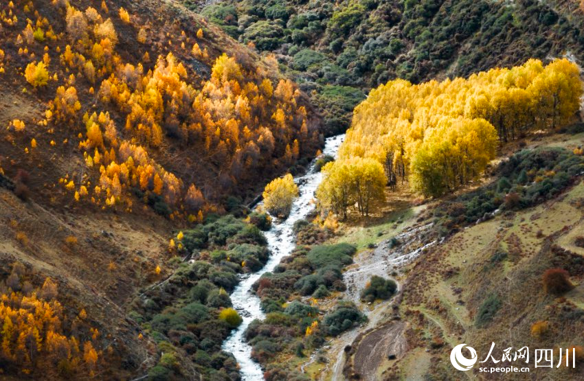 Stunning late autumn scenery in China's Garze Tibetan Autonomous Prefecture
