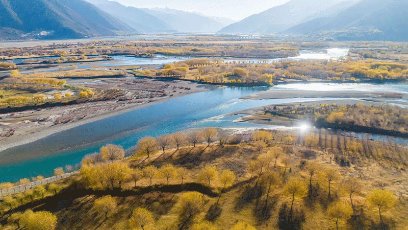 A glimpse of enchanting views of Yani National Wetland Park in SW China's Xizang