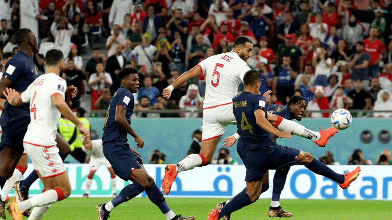 France still top World Cup group despite shock defeat against Tunisia