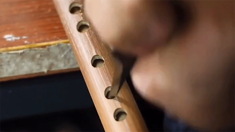 How to make a Chinese bamboo flute