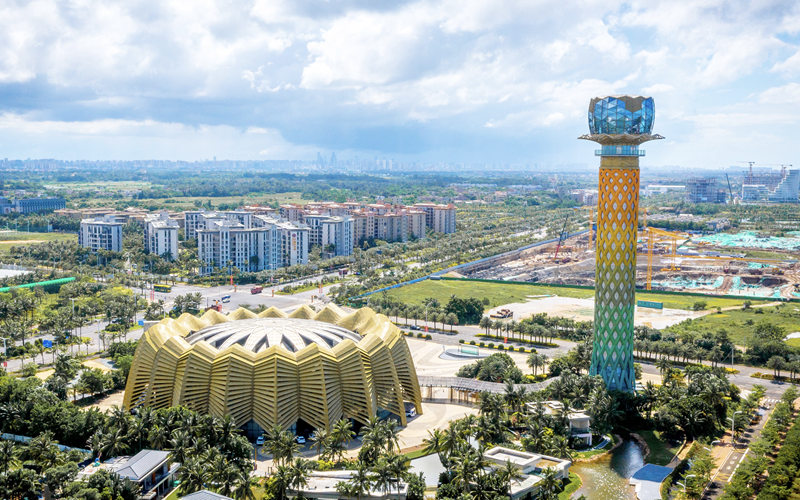 Jiangdong New Area in Haikou, S China's Hainan highlights green development