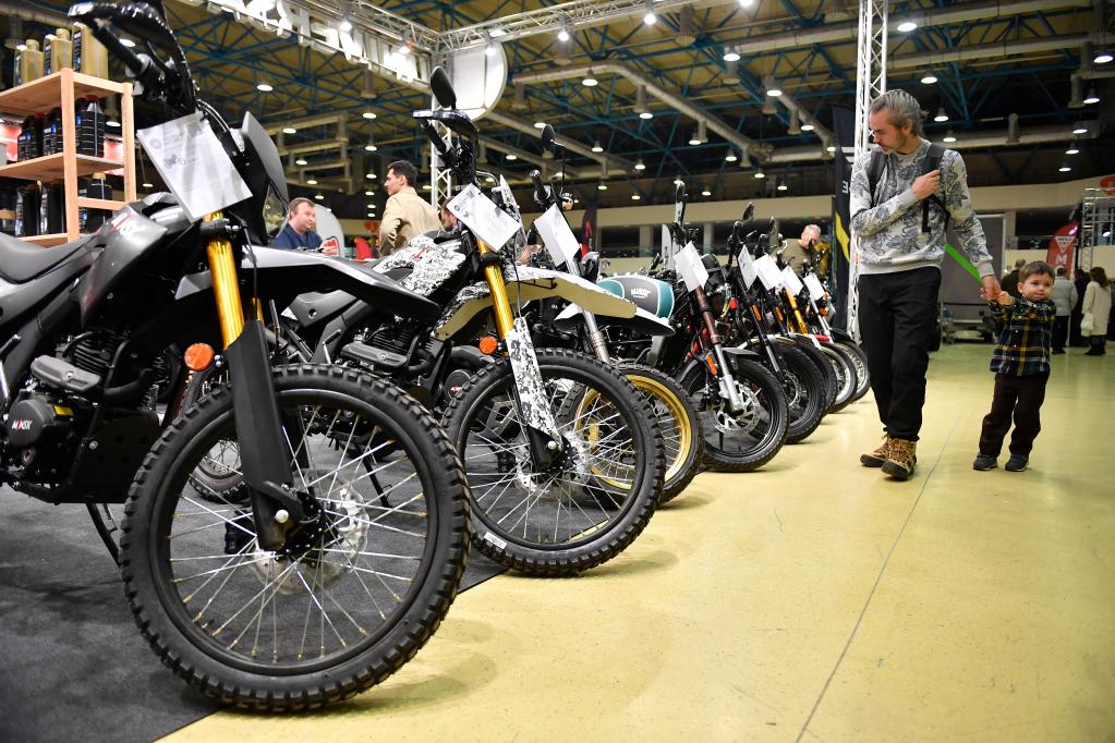 Travel vehicle exhibition held in Moscow, Russia