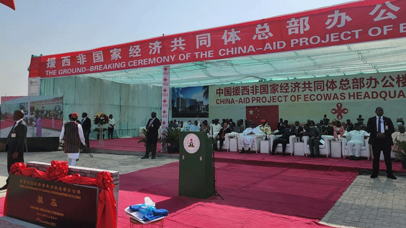 China-aided ECOWAS headquarters begins construction