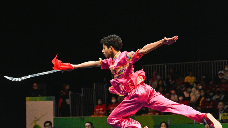 Daoshu event at 8th World Junior Wushu Championships in Indonesia