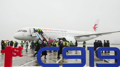 First C919 jet delivered to China Eastern Airlines