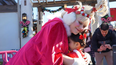 Universal Studios Hollywood attracts tourists with holiday festivities