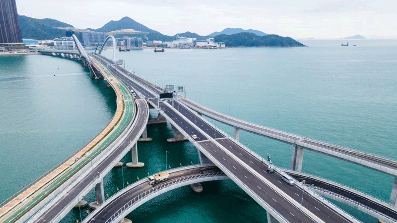 Hong Kong's Tseung Kwan O Cross Bay Bridge opens to traffic