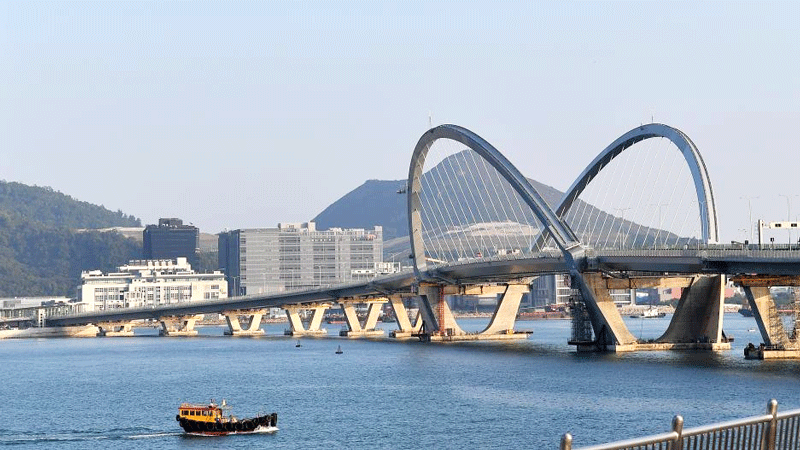 Hong Kong's Tseung Kwan O Cross Bay Bridge opens to traffic