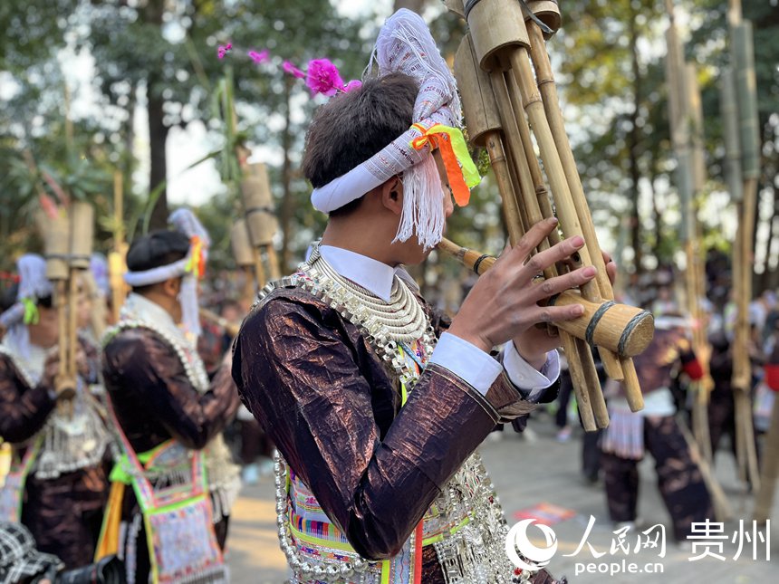 Miao people celebrate traditional Lusheng Festival in SW China’s Guizhou