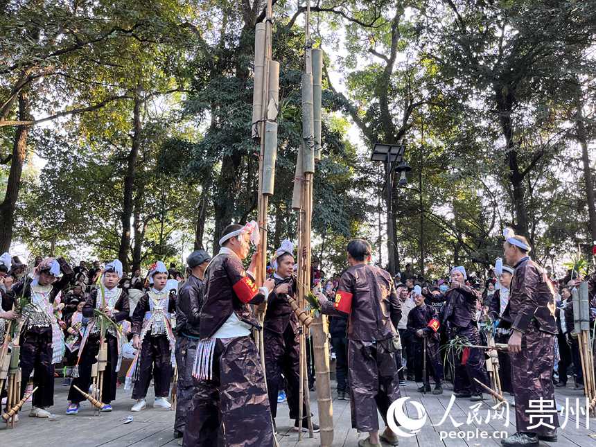 Miao people celebrate traditional Lusheng Festival in SW China’s Guizhou