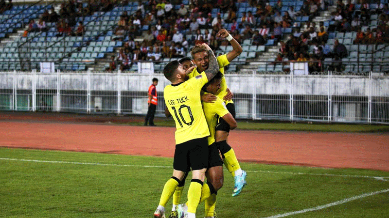 Myanmar loses to Malaysia in first home international football match since start of pandemic