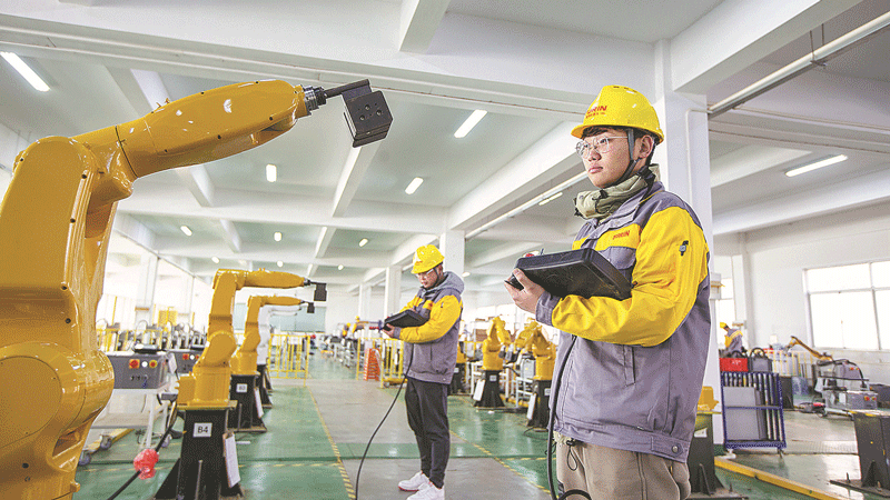 China shoots to fifth place in robot density rankings