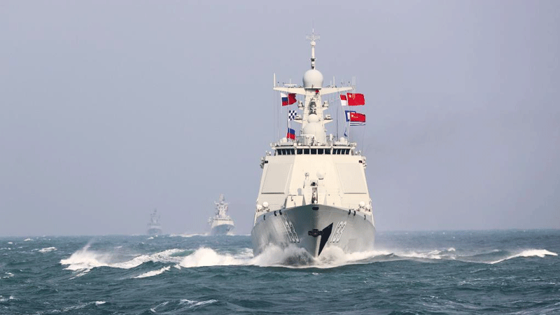 China, Russia hold joint naval exercise