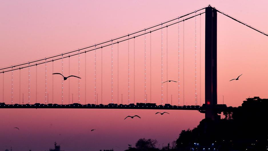 Sunset view in Istanbul, Türkiye