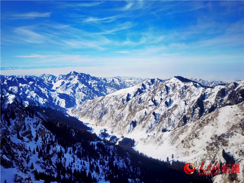 In pics: Magnificent winter view of Tianchi scenic area in NW China's Xinjiang