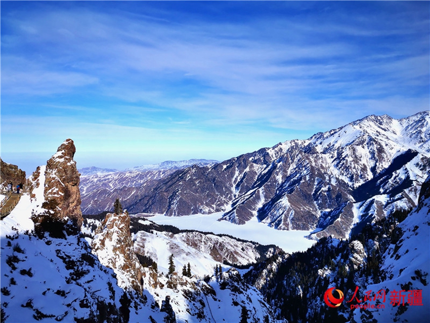 In pics: Magnificent winter view of Tianchi scenic area in NW China's Xinjiang