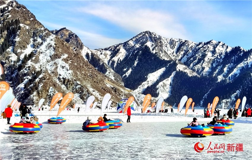 In pics: Magnificent winter view of Tianchi scenic area in NW China's Xinjiang