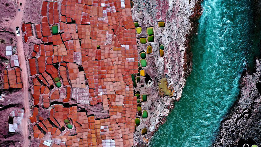Magnificent scenery of 1,200-year-old salt pans in Qamdo, SW China’s Xizang