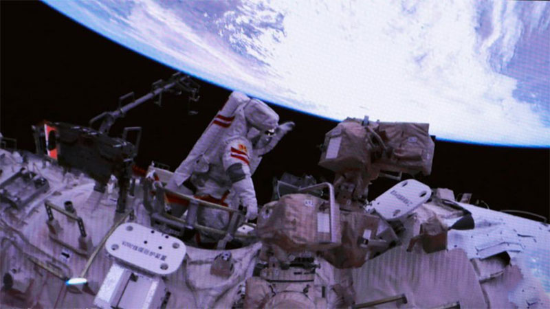 Shenzhou-15 taikonauts complete their first spacewalk