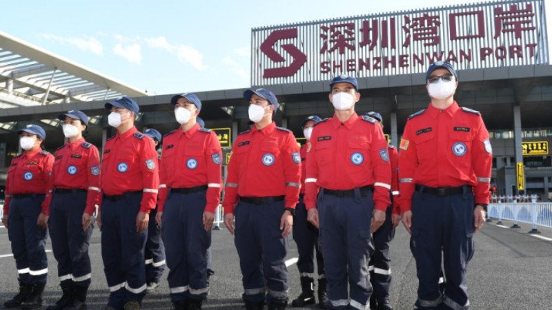 Another 17 rescue volunteers from Shenzhen head for Türkiye to offer assistance in quake-relief efforts