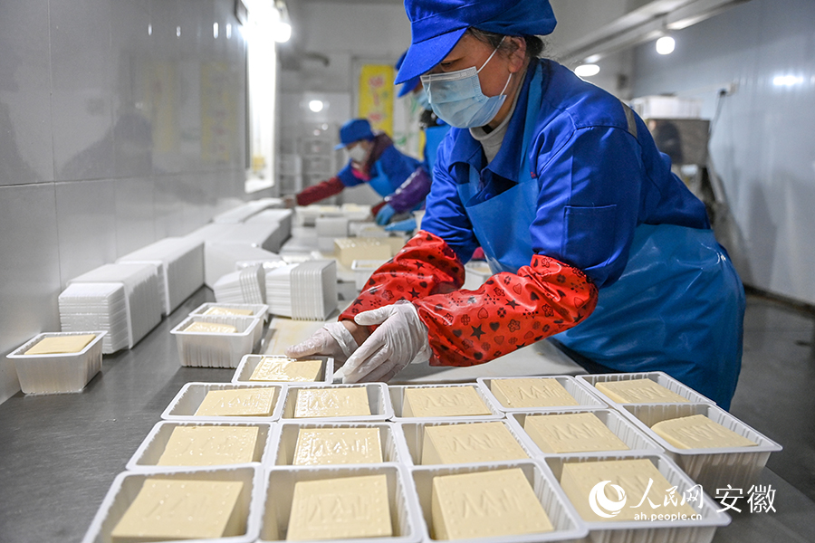 Small family-run tofu workshops turned into demonstration zone in E China's Anhui