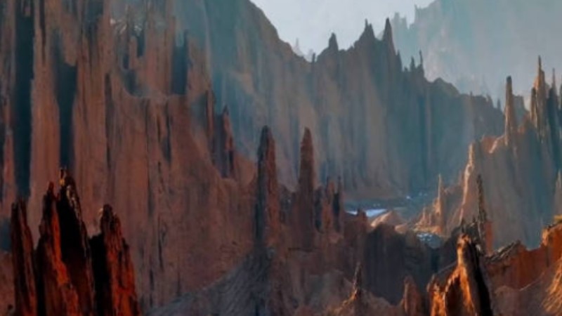 Majestic Tianshan: grand canyon