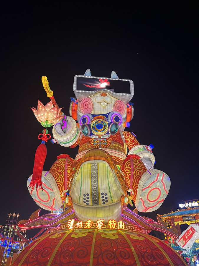 Dazzling Zigong lantern show attract tourists from home and abroad