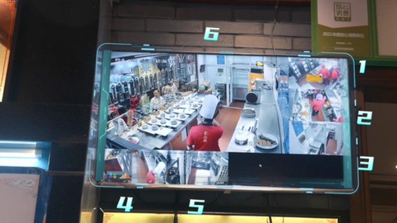 Kitchens open for all to see