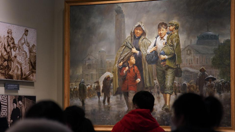 People visit Lei Feng Memorial hall in Liaoning, NE China