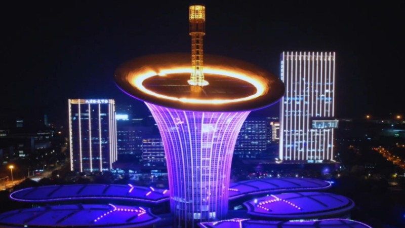 High tech building helps emission reduction