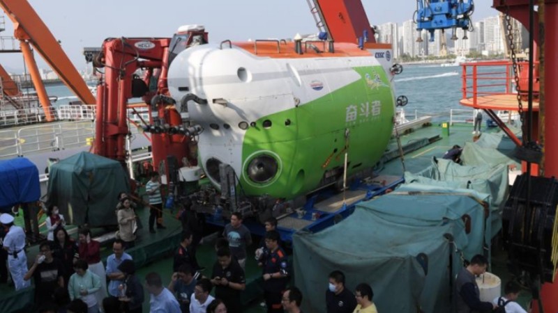 Chinese research ship completes first int'l manned deep-diving scientific mission in waters surrounding Oceania