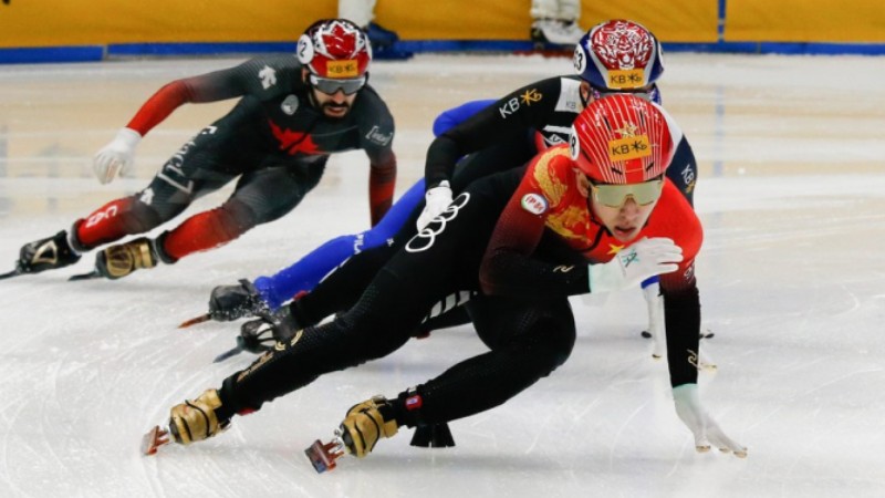 China wins men's 5,000m relay gold at short track worlds