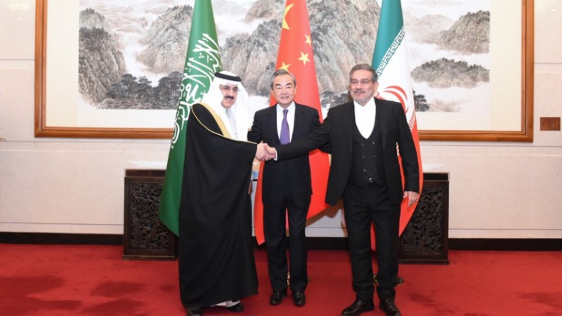 Saudi-Iranian agreement to restore ties benefits regional security, shows China's goodwill to promote global security